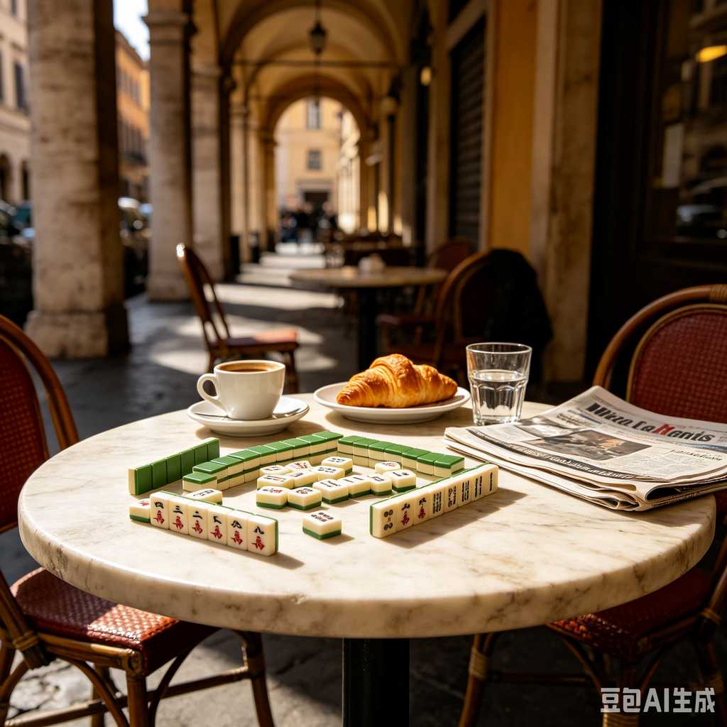 unique color mahjong tiles design