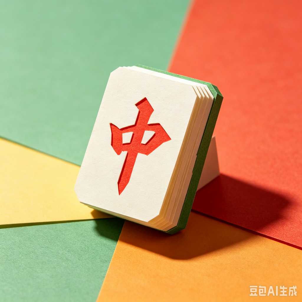 gradient pink mahjong tiles