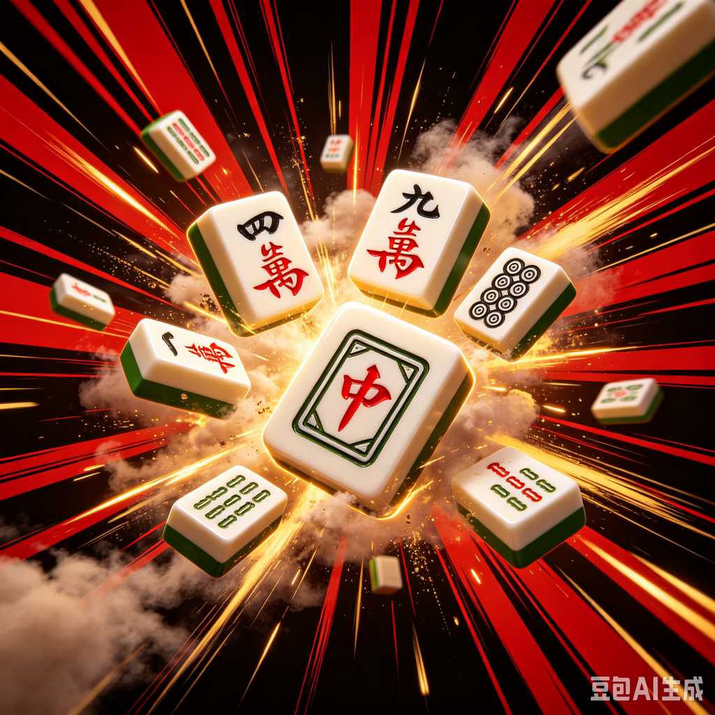 retro vintage mahjong set
